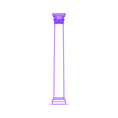 Buildings Stone Columns Greek Corinthian Smooth Large Sticker Svg Vector, Free Vectors File